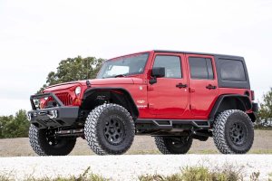 Jeep Wrangler Suspension Lift Kit - Rough Country - 4 Inch Lift Kit | Long Arm - '07-'10